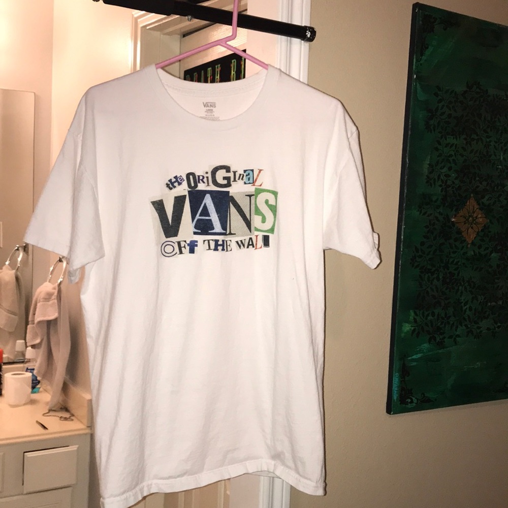 White Vans t-shirt